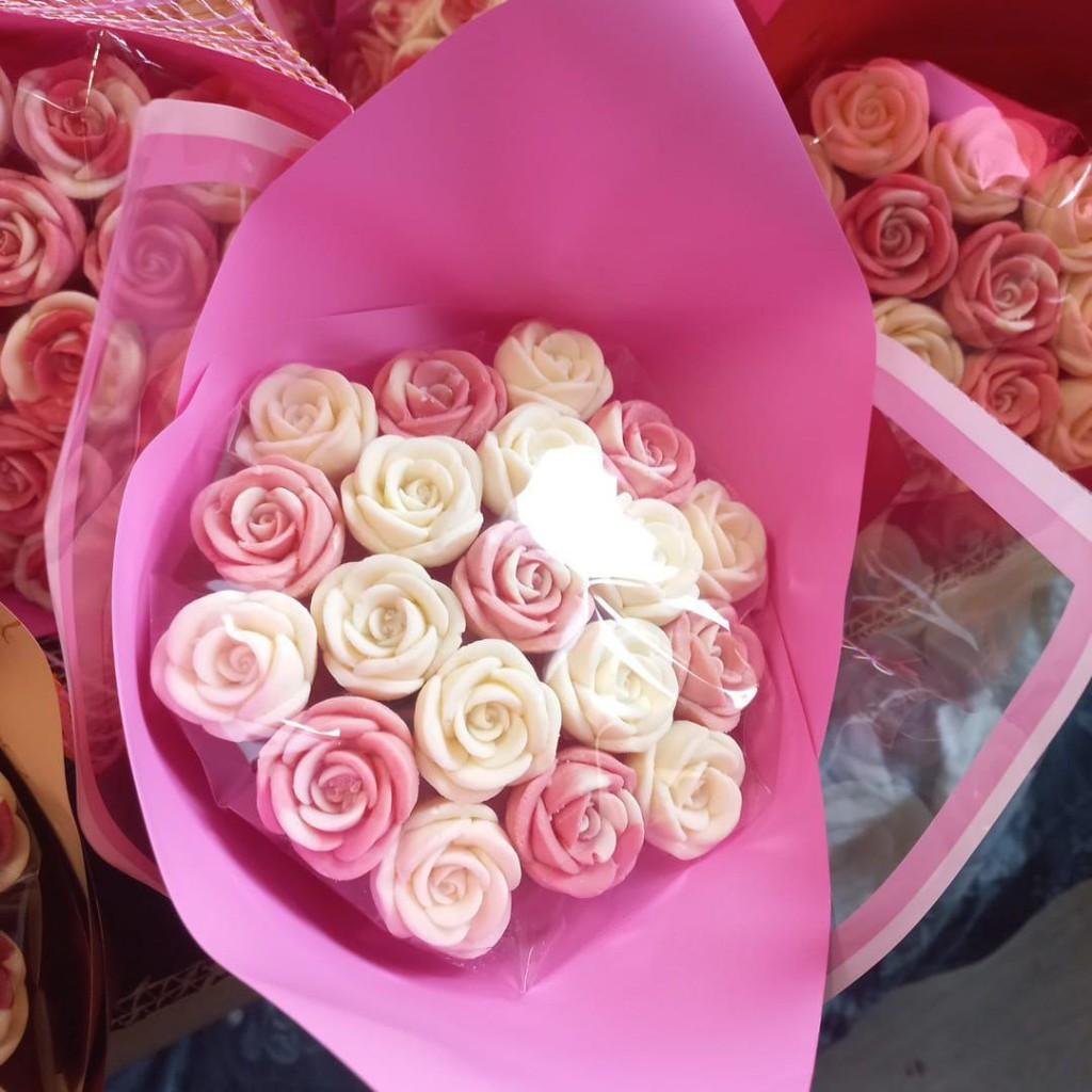 Чайная роза из шоколада (7 или 19 шт)